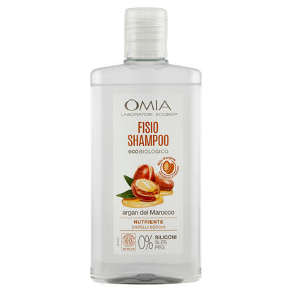 Omia Laboratori Ecobio Fisio Shampoo ecobiologico argan del Marocco Nutriente 200 ml