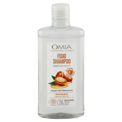 Omia Laboratori Ecobio Fisio Shampoo ecobiologico argan del Marocco Nutriente 200 ml