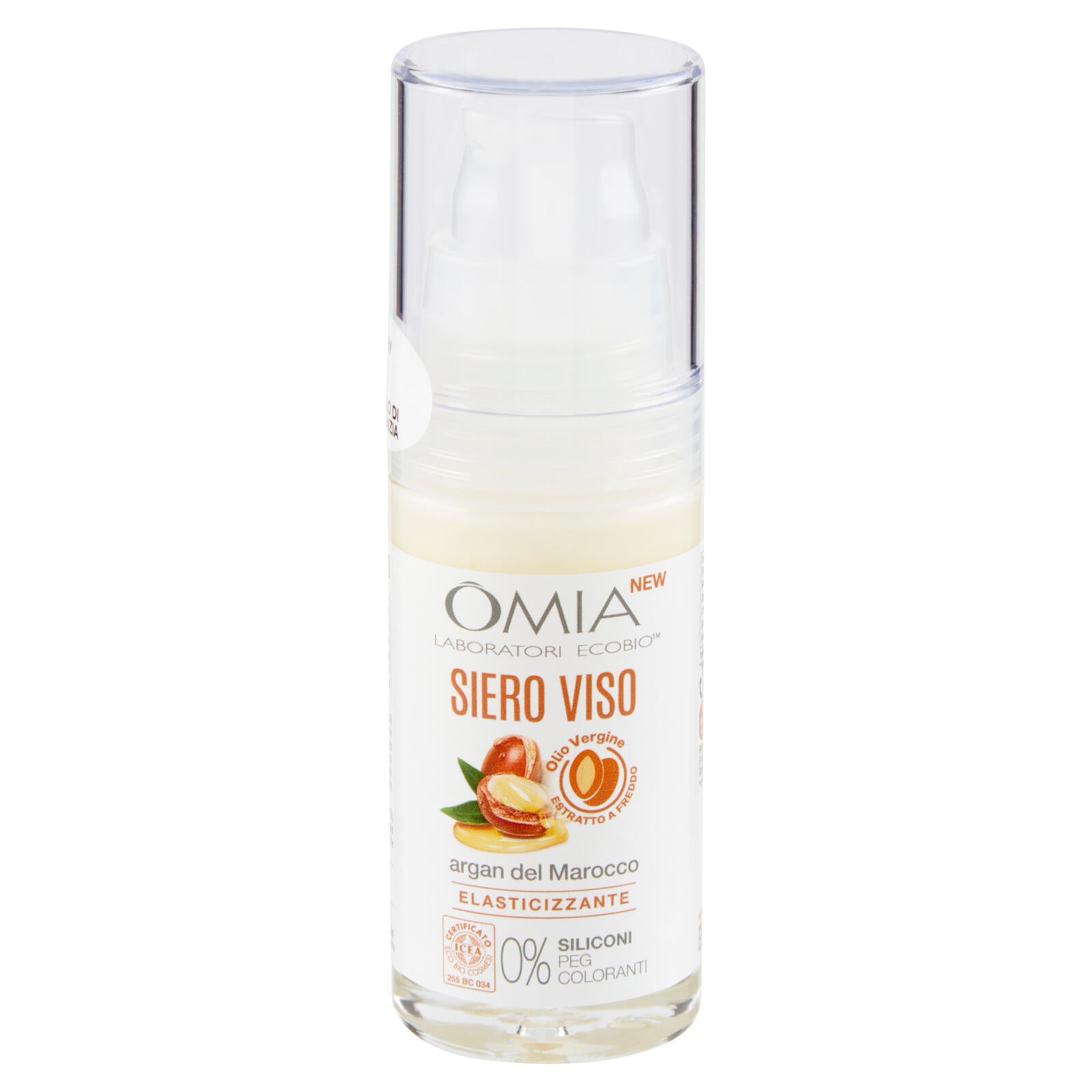 Omia Laboratori Ecobio Siero Viso argan del Marocco Elasticizzante 30 ml