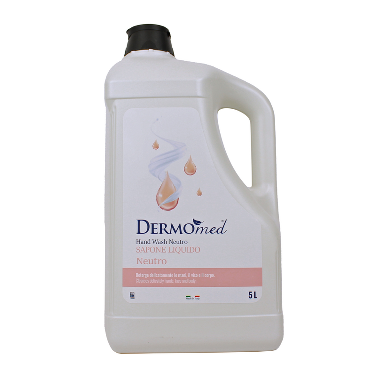 DERMOMED - Sapone liquido mani neutro in tanica professionale da 5 litri