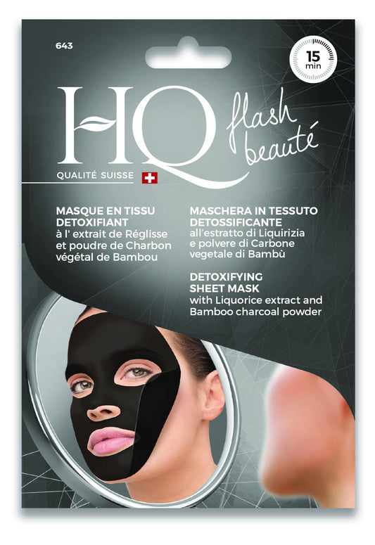 HQ MASCHERA VISO IN TESSUTO  DETOSSIFICANTE