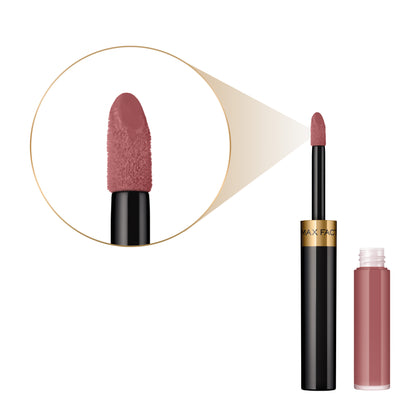 Max Factor - Lipfinity Lip Colour - Rossetto Lunga Durata e Gloss Idratante con Applicazione Bifase - Nuance 016 Glowing - 2.3 ml e 1.9 g