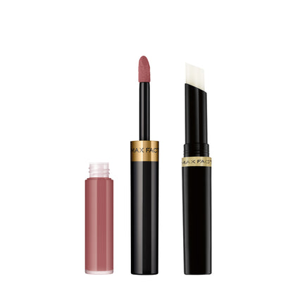 Max Factor - Lipfinity Lip Colour - Rossetto Lunga Durata e Gloss Idratante con Applicazione Bifase - Nuance 016 Glowing - 2.3 ml e 1.9 g