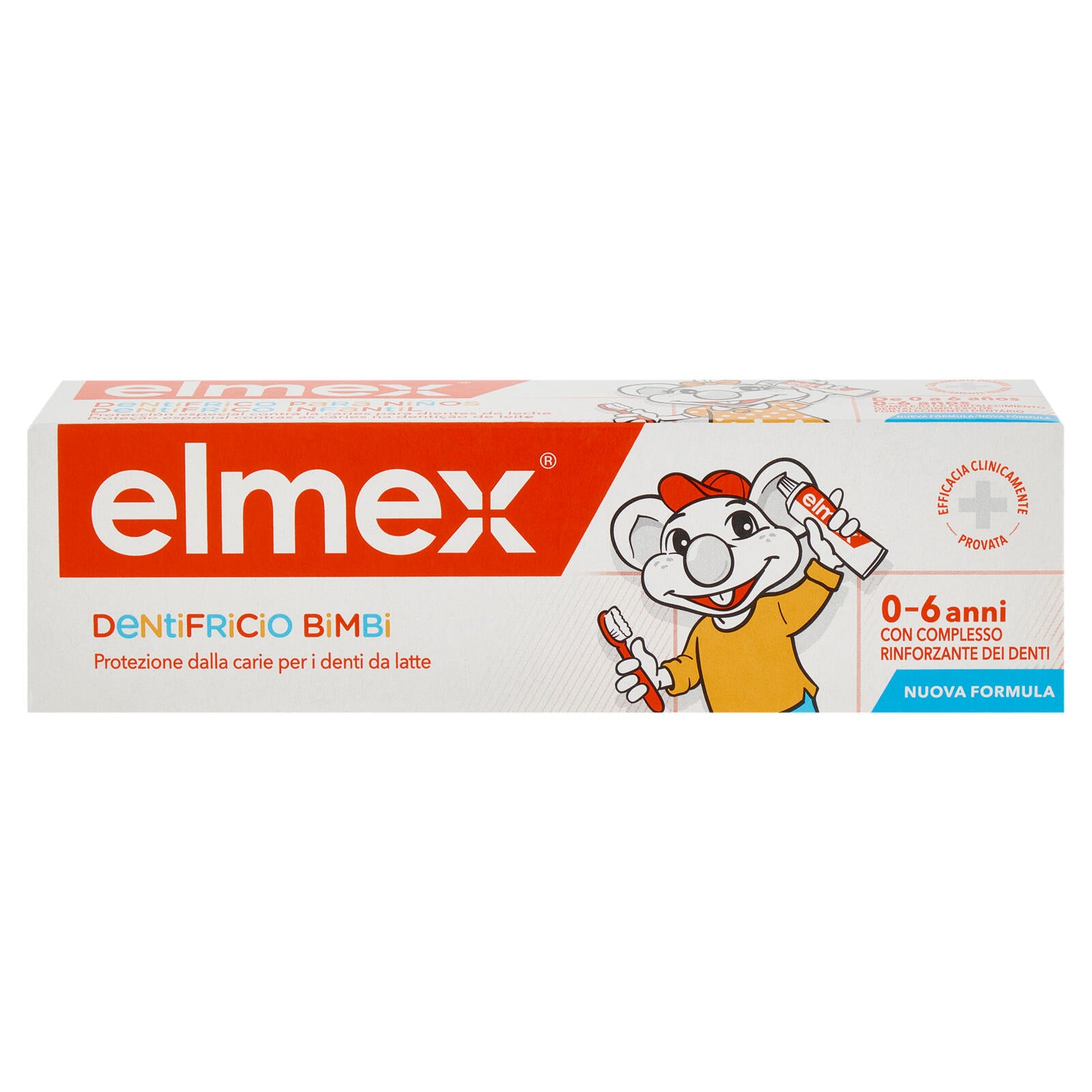 elmex dentifricio Bimbi, bambini fino ai 6 anni 50 ml