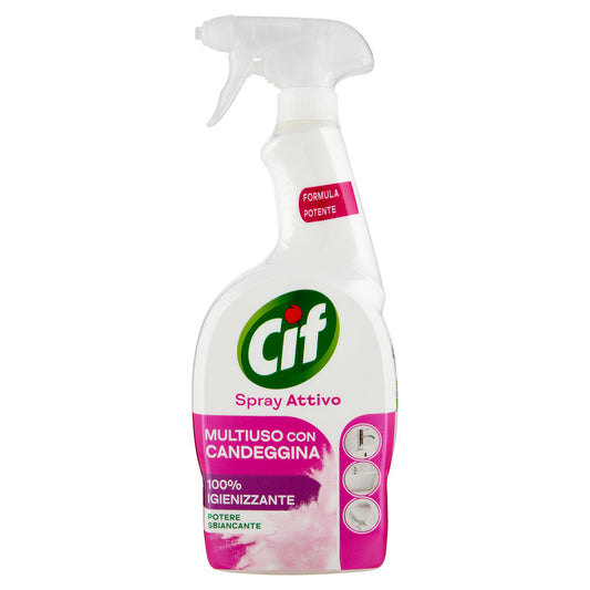 Cif Spray Attivo Multiuso con Candeggina 650 ml