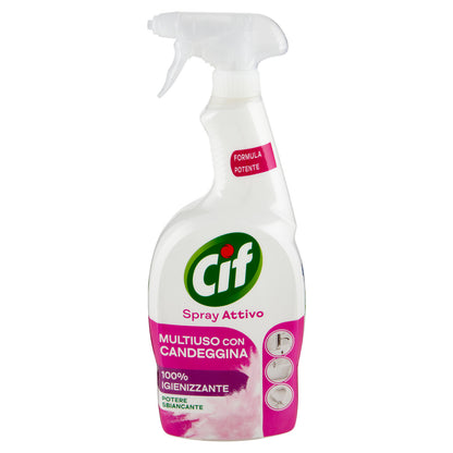 Cif Spray Attivo Multiuso con Candeggina 650 ml