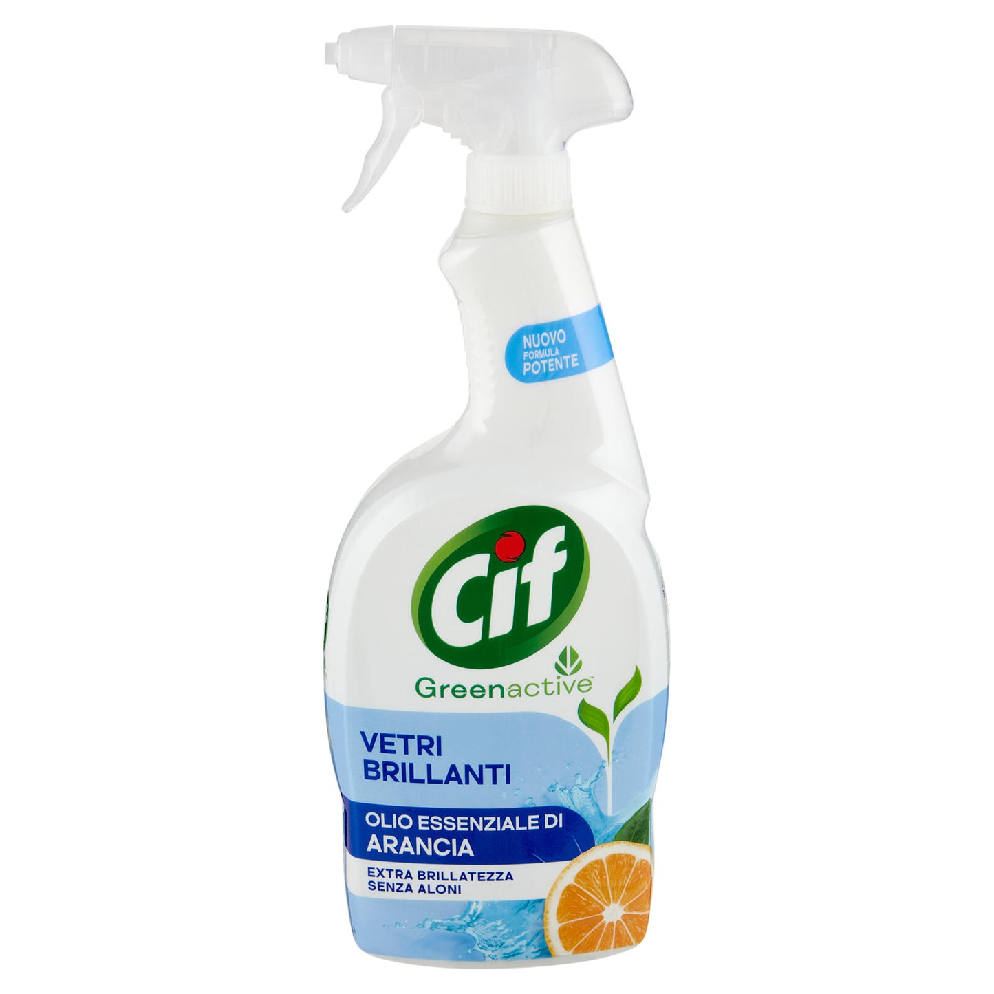 Cif Greenactive Vetri Brillanti Olio Essenziale di Arancia 650 ml