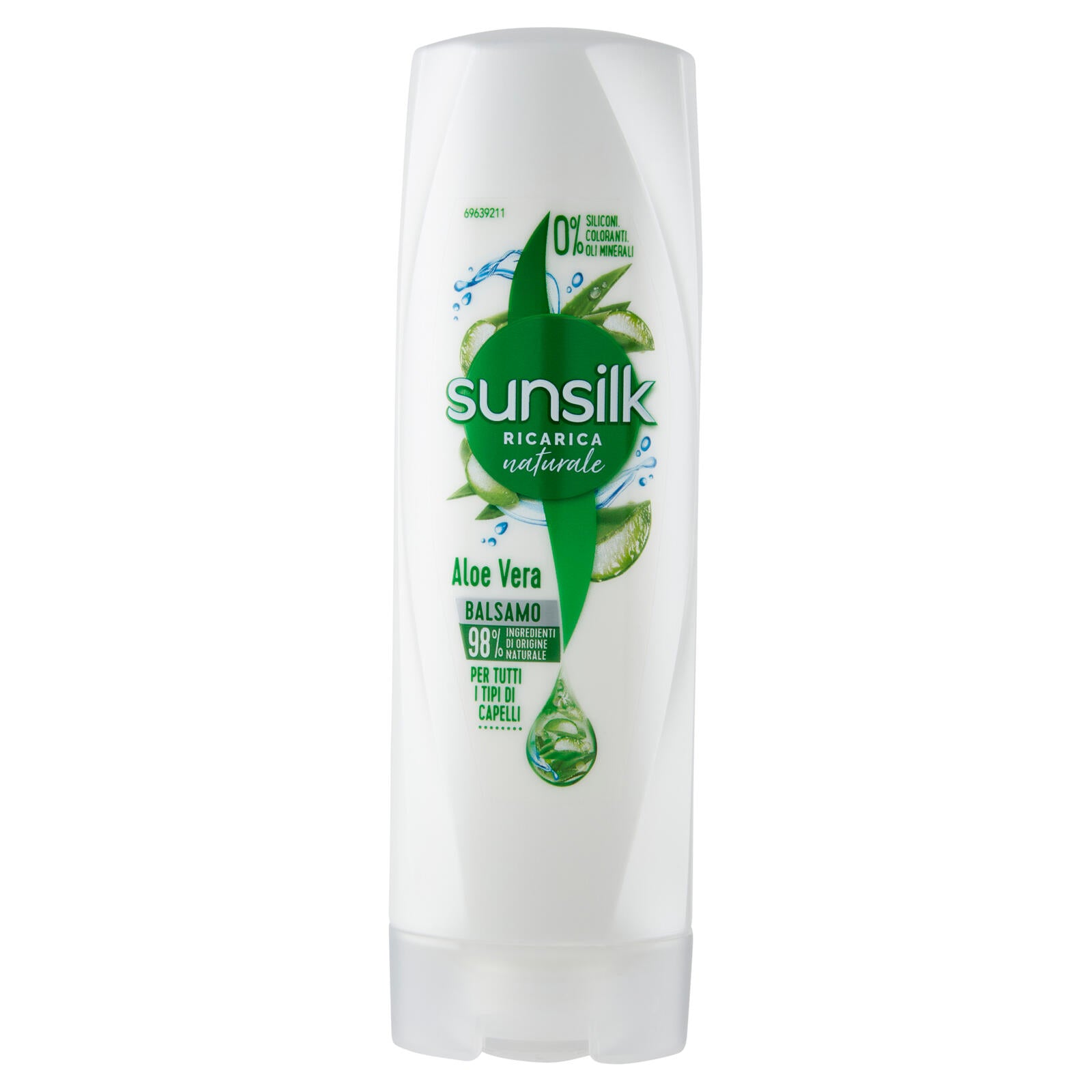 sunsilk Ricarica naturale Balsamo Aloe Vera per Tutti i Tipi di Capelli 200 mL