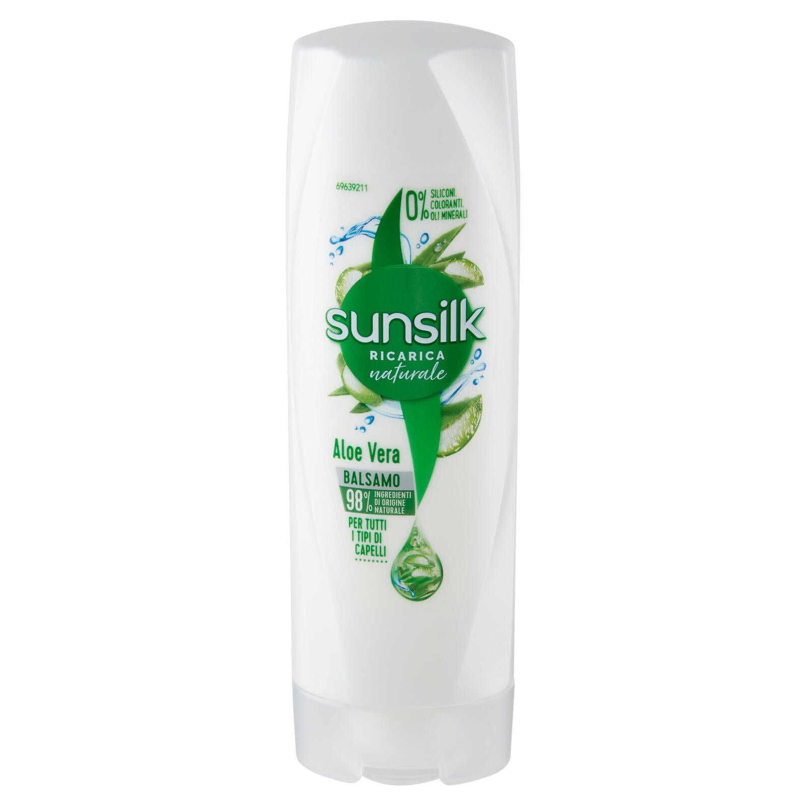 sunsilk Ricarica naturale Balsamo Aloe Vera per Tutti i Tipi di Capelli 200 mL