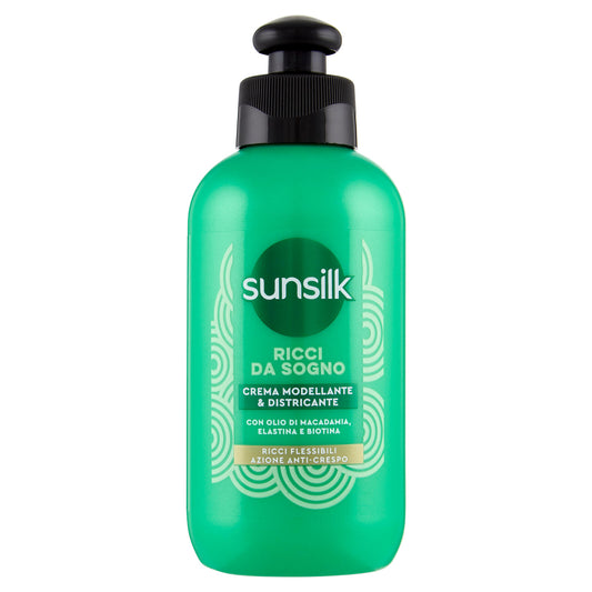 sunsilk Ricci da Sogno Crema Modellante & Districante con olio di Macadamia Elastina e Biotina 200mL