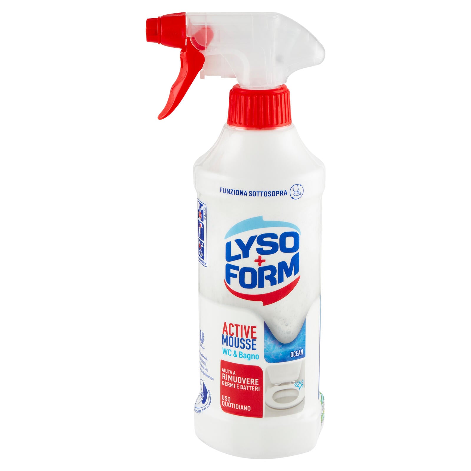 Lysoform Active Mousse Wc & Bagno Ocean 435 ml