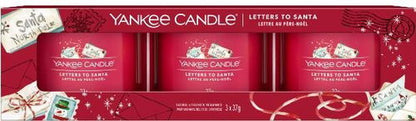 Yankee Candle - Candele votive in vetro - set da 3 - Letters to Santa