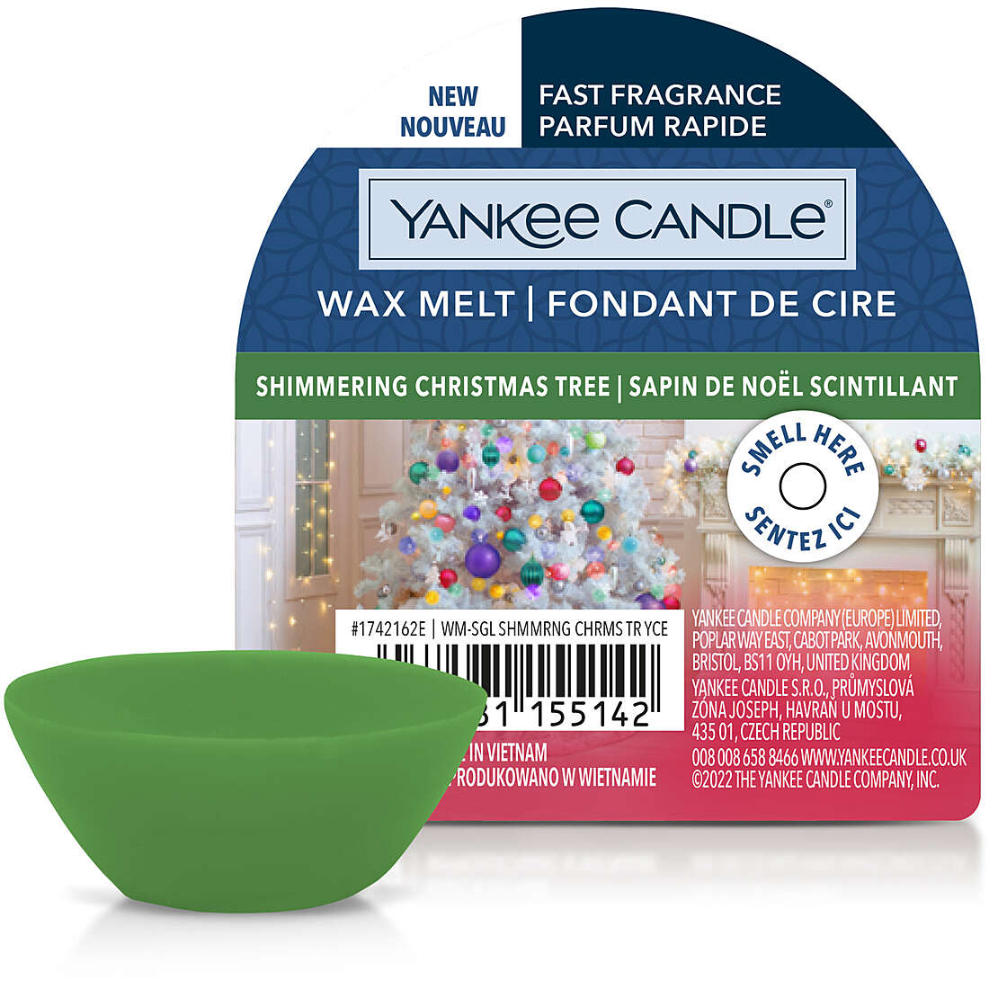 Yankee Candle - Cera da Fondere Shimmering Christmas Tree