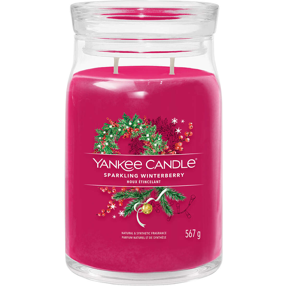 Yankee Candle Signature - Giara grande Sparkling Winterberry