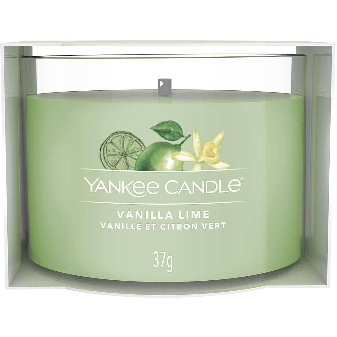 Yankee Candle - Candela votiva in vetro Vanilla Lime