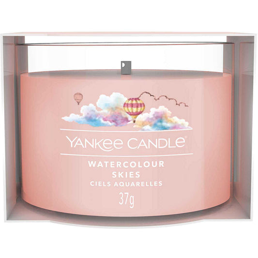 Yankee Candle - Candela votiva in vetro Watercolour Skies