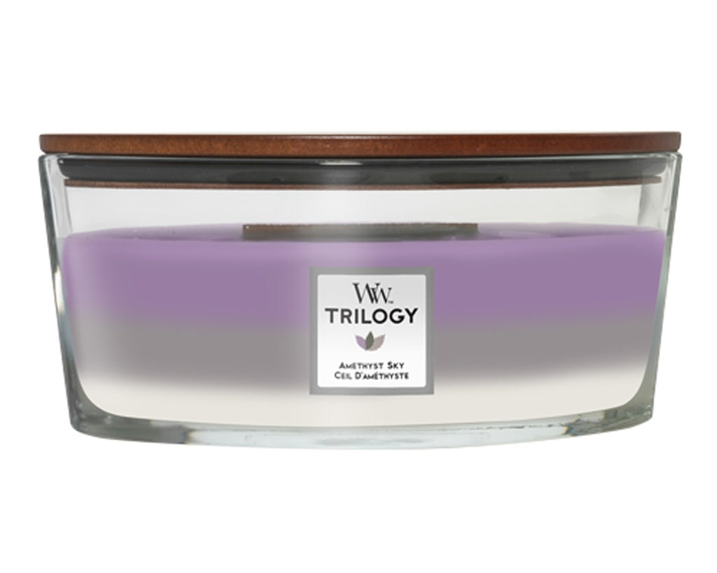 Woodwick - Candela Ellipse Trilogy Amethyst Sky