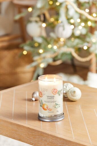 Yankee Candle Signature - Tumbler Grande White Spruce & Grapefruit