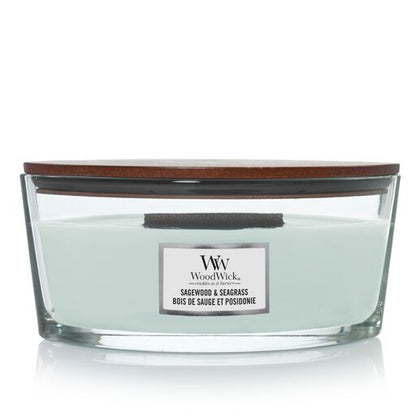 Woodwick - Candela Ellipse Sagewood & Seagrass