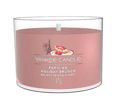 Yankee Candle - Candela votiva in vetro Parisian Holiday Brunch