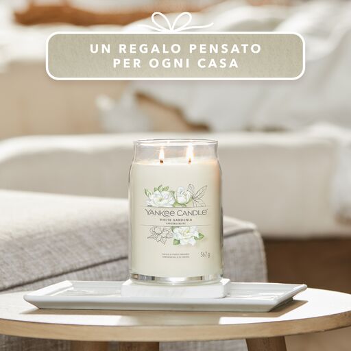 Yankee Candle Signature - Giara grande White Gardenia