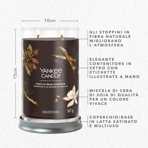 Yankee Candle Signature - Tumbler Grande Vanilla Bean Espresso