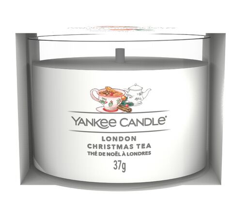 Yankee Candle - Candela votiva in vetro London Christmas Tea