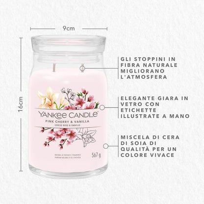 Yankee Candle Signature - Giara grande Pink Cherry & Vanilla