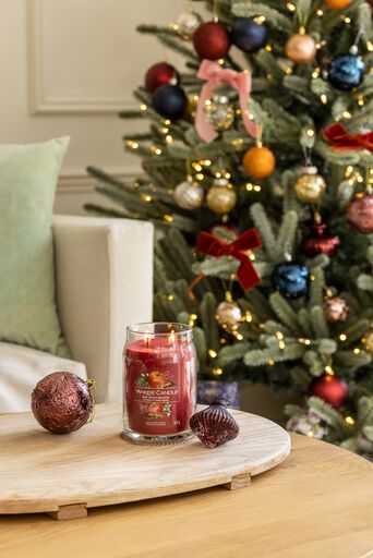 Yankee Candle Signature - Giara grande Red Apple Wreath