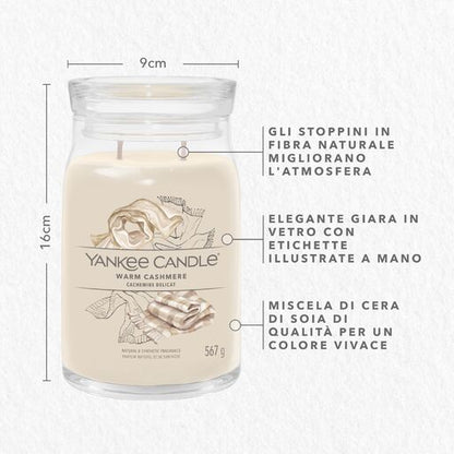 Yankee Candle Signature - Giara grande Warm Cashmere