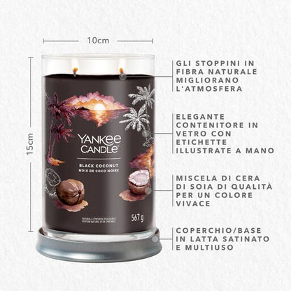 Yankee Candle Signature - Tumbler Grande Black Coconut