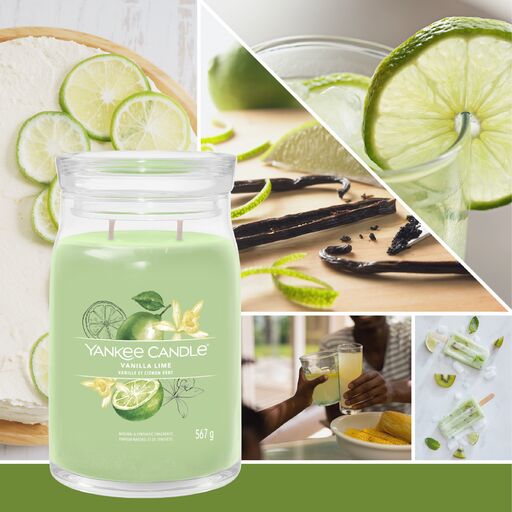 Yankee Candle Signature - Giara grande Vanilla Lime