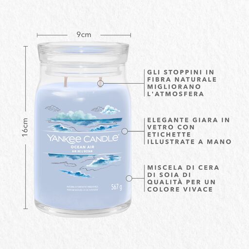 Yankee Candle Signature - Giara grande Ocean Air ->