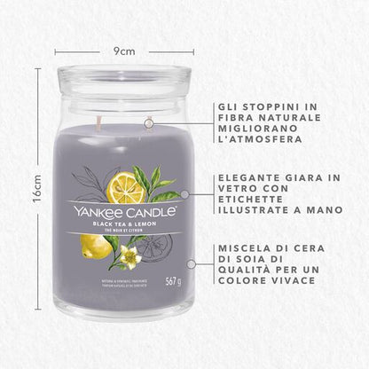 Yankee Candle Signature - Giara Grande Black Tea & Lemon