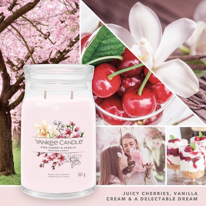 Yankee Candle Signature - Giara grande Pink Cherry & Vanilla