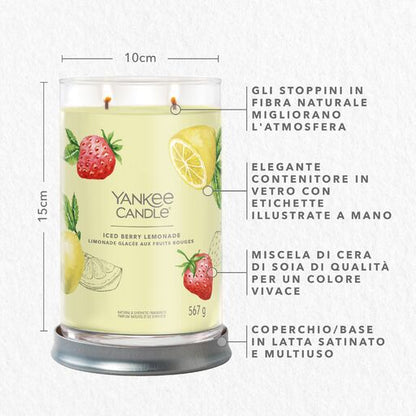 Yankee Candle Signature - Tumbler Grande Iced Berry Lemonade