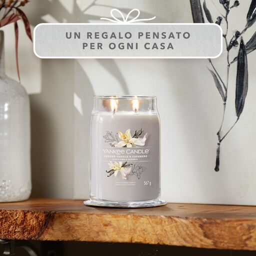 Yankee Candle Signature - Giara grande Smoked Vanilla & Cashmere