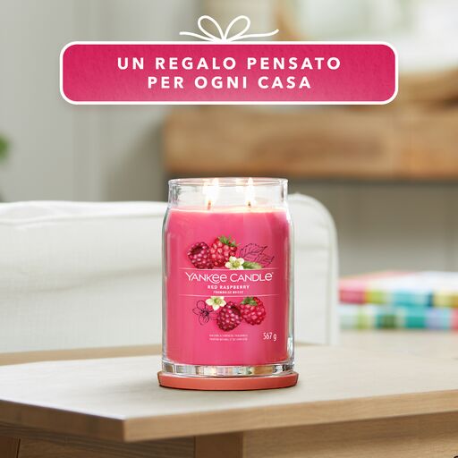 Yankee Candle Signature - Giara grande Red Raspberry