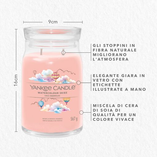 Yankee Candle Signature - Giara grande Watercolour Skies