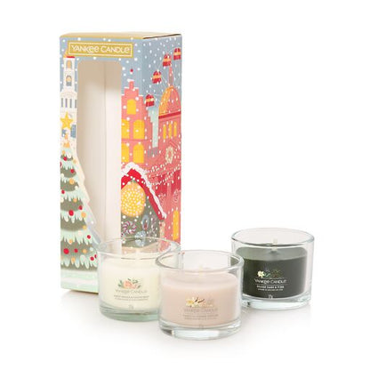 Yankee Candle - Confezione regalo 3 candele Votive in vetro