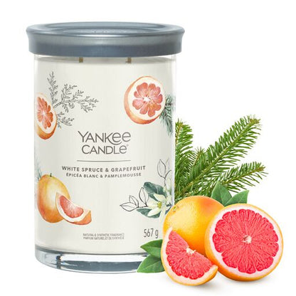 Yankee Candle Signature - Tumbler Grande White Spruce & Grapefruit