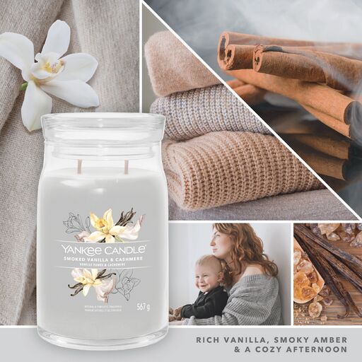 Yankee Candle Signature - Giara grande Smoked Vanilla & Cashmere