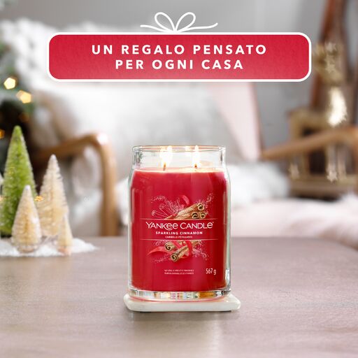 Yankee Candle Signature - Giara grande Sparkling Cinnamon