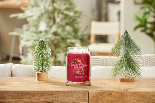 Yankee Candle Signature - Giara grande Red Apple Wreath