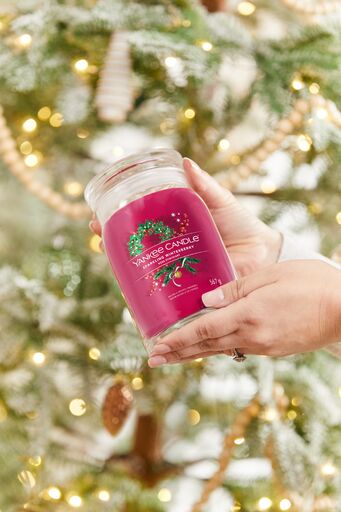 Yankee Candle Signature - Giara grande Sparkling Winterberry