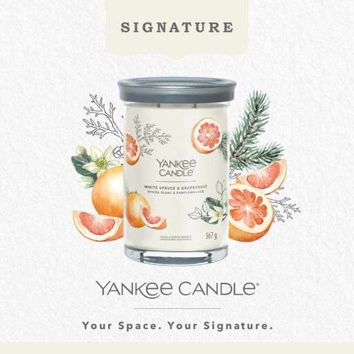 Yankee Candle Signature - Tumbler Grande White Spruce & Grapefruit