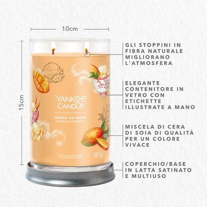 Yankee Candle Signature - Tumbler Grande Mango Ice Cream