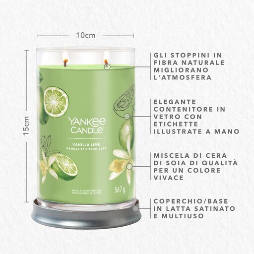 Yankee Candle Signature - Tumbler Grande Vanilla LIme