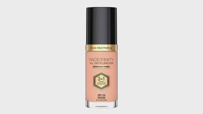 Max Factor - Facefinity All Day Flawless 3in1 - Fondotinta Liquido a Lunga Durata - 075 Golden -30 ml