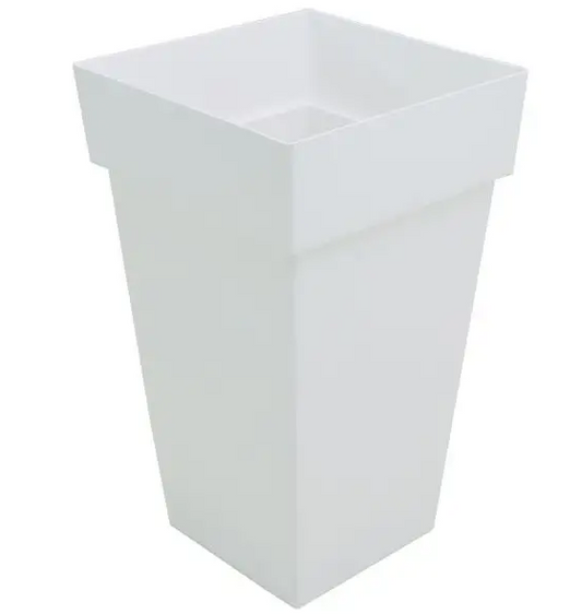 VASO MELROSE QUADRATO 40X40X50 CM - bianco